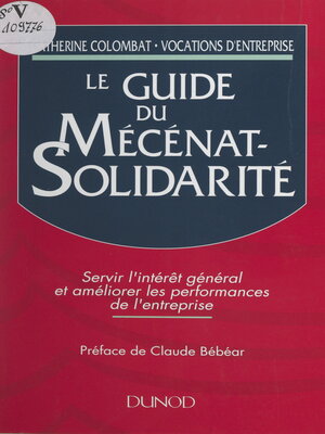 cover image of Le guide du mécénat-solidarité